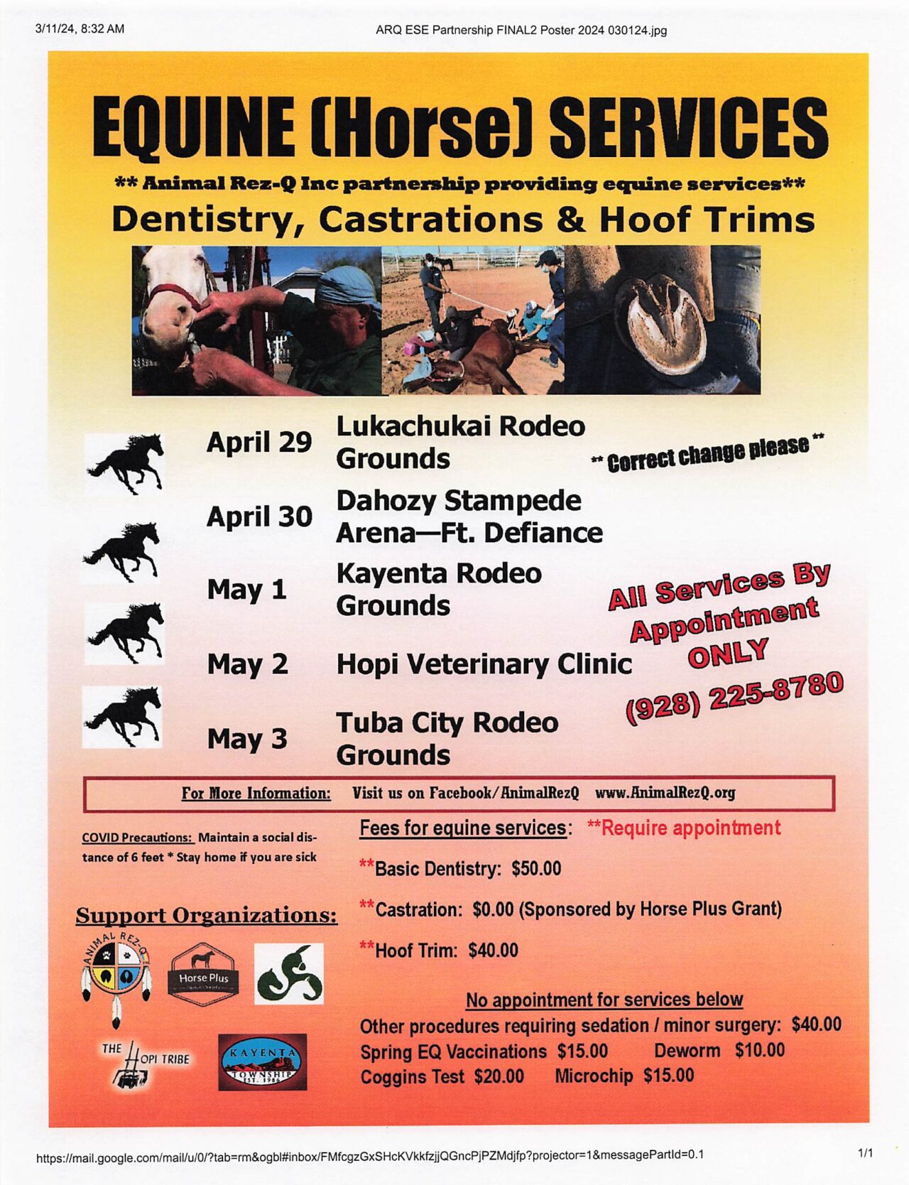 Announcements Lukachukai